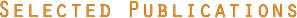 Selected Publications	